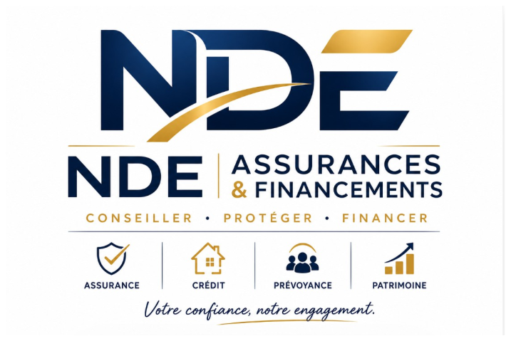 Logo officiel NDE Assurances & Financements